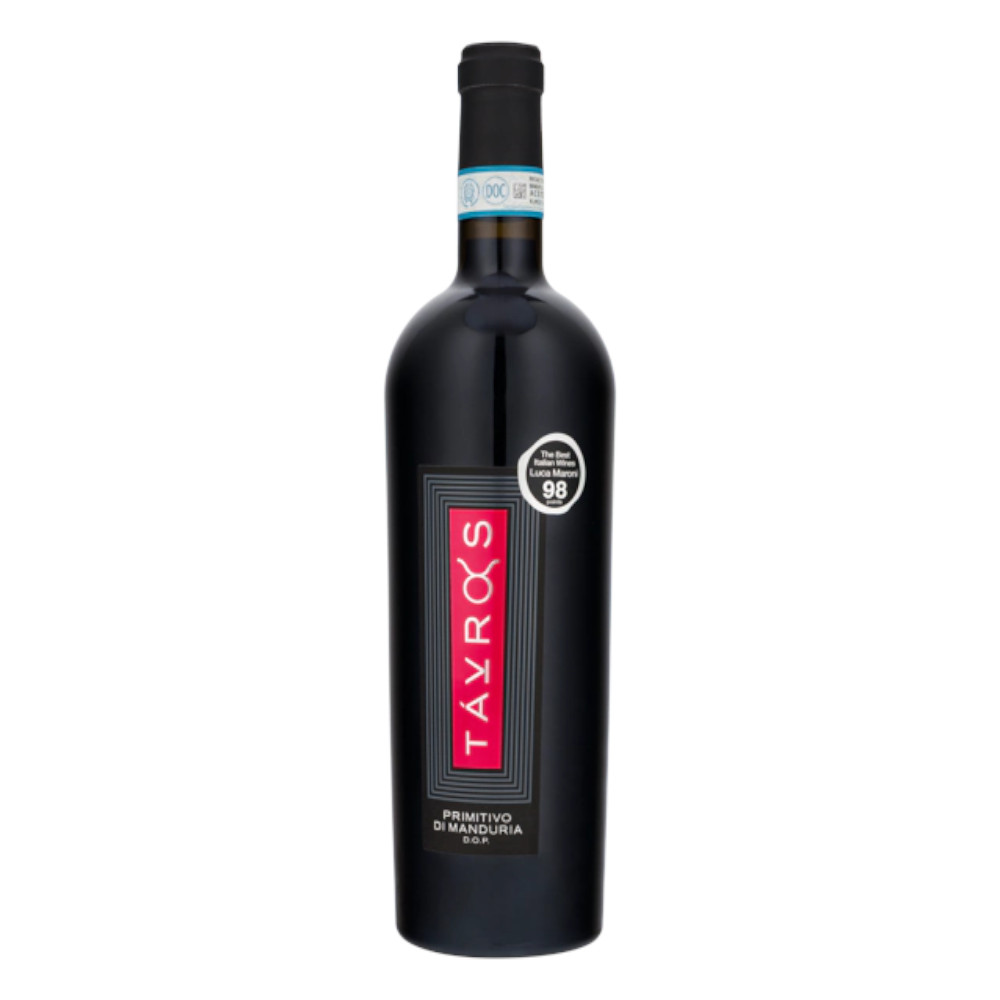 Wino Tavros Primitivo di Manduria 14,5% czerwone wytrawne 750 ml