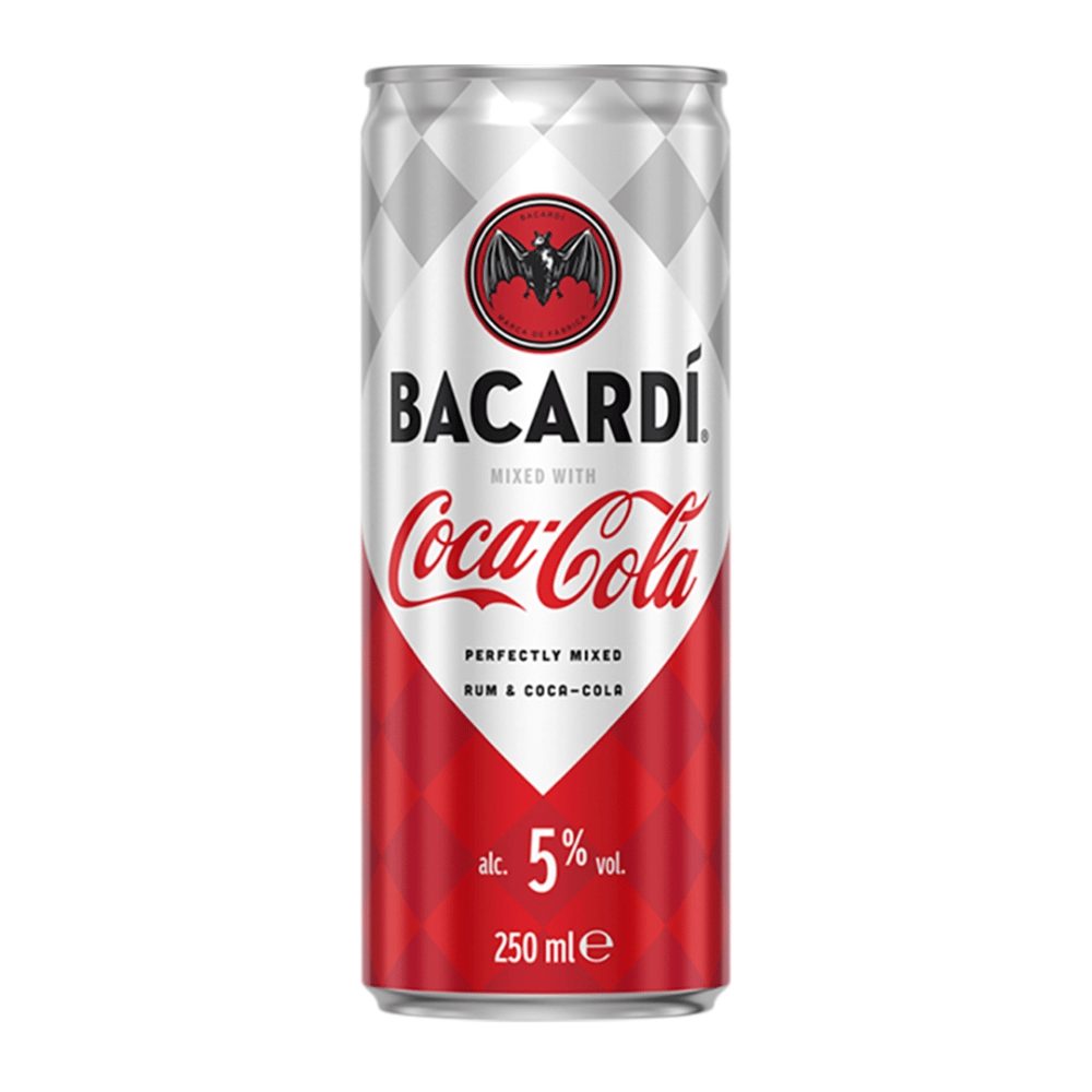 RTD Bacardi Coca-Cola 5% 250 ml puszka DRS