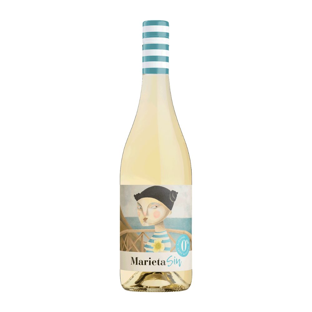 Wino Marieta Sin Albarino Sin Alcohol 0% białe  700 ml