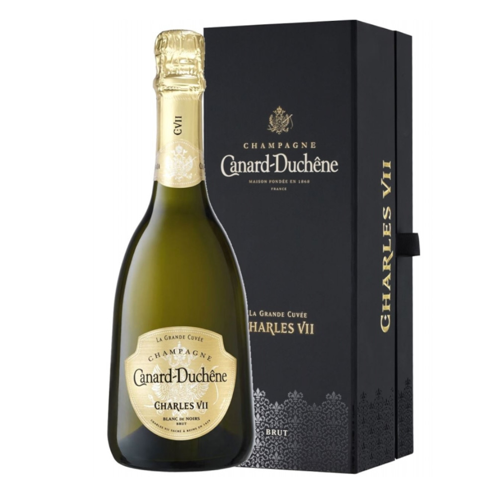 Szampan Charles VII Blanc De Noirs Brut 12% białe wytrawne 750 ml Gift Box
