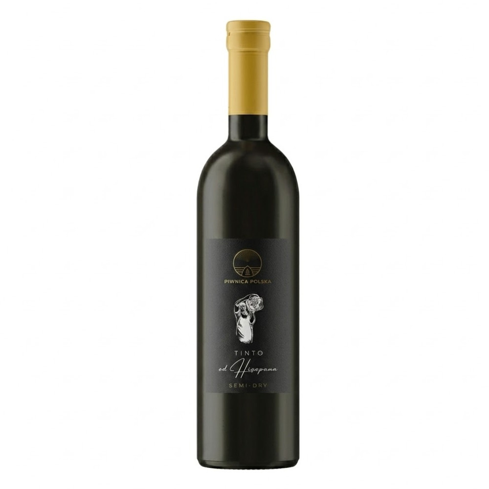 Wino Piwnica Polska Tinto Wino Od Hiszpana 12% czerwone półwytrawne 750 ml