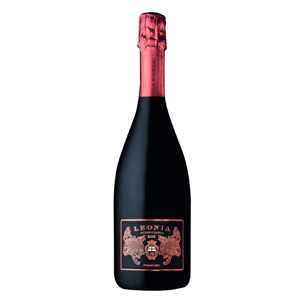 Wino Musujące Leonia Pomino Rose 12,5% różowe wytrawne 750 ml