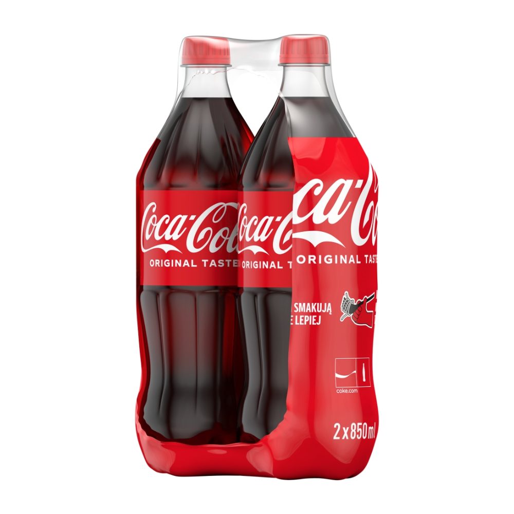 Napój Coca Cola 2 x 850 ml DRS