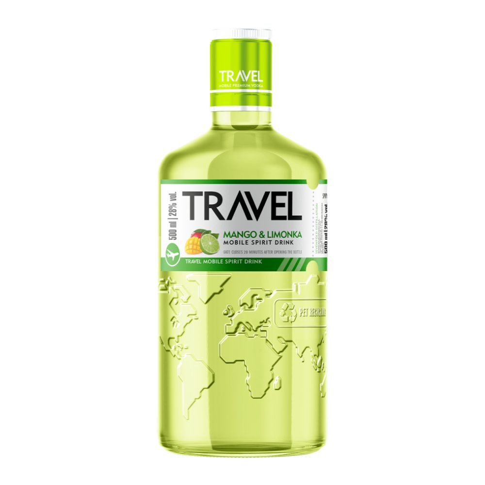 Napój spirytusowy Travel Mango & Limonka 28% 350 ml