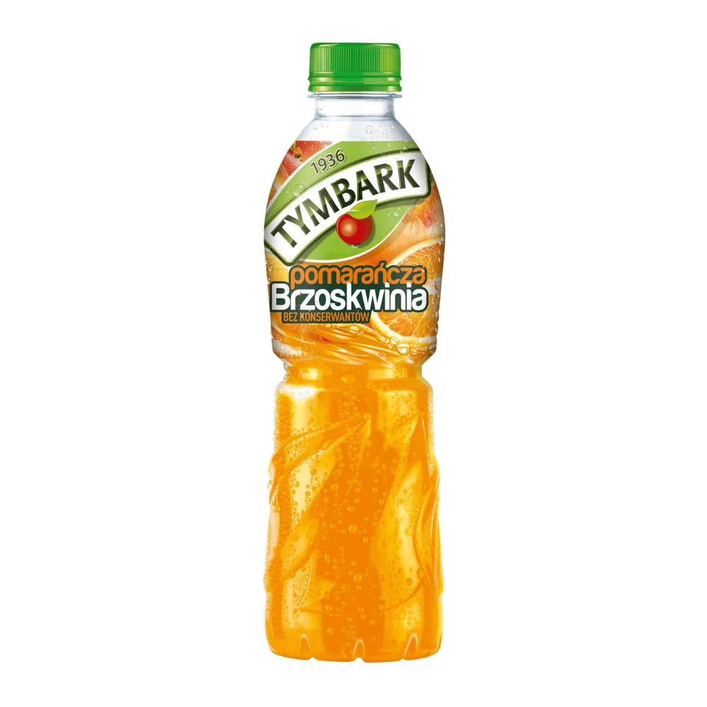 Sok Tymbark Pomarańcza Brzoskwinia 500 ml