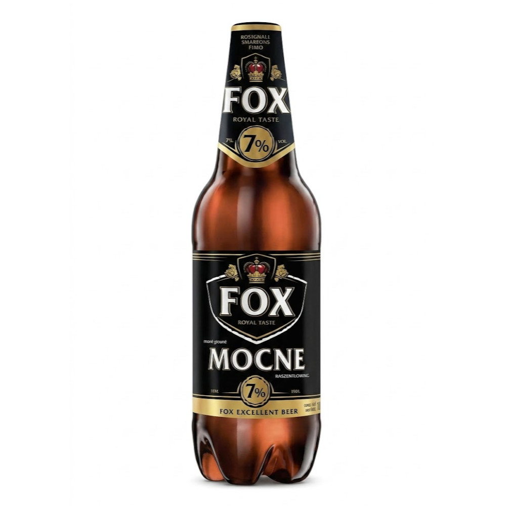 Piwo Fox Mocne 7% 1000 ml PET DRS