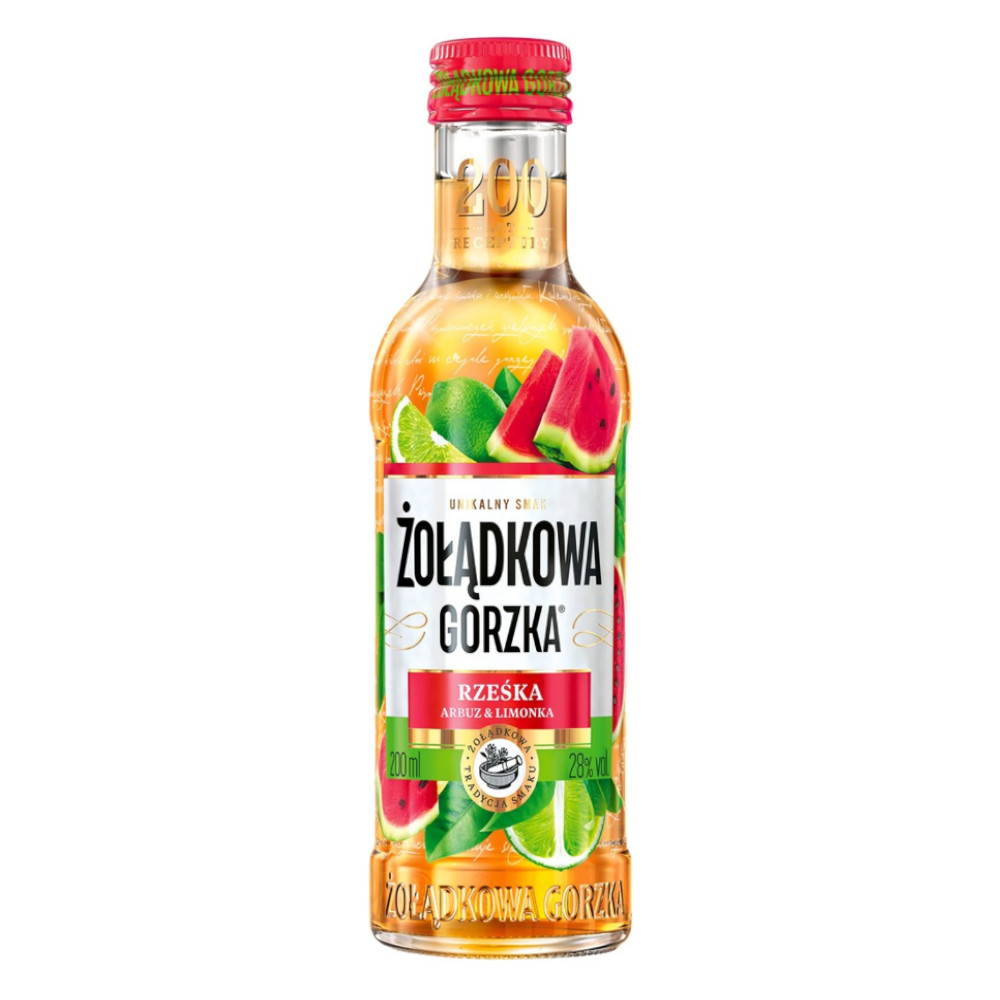 Żołądkowa Gorzka Arbuz z Limonką 25% 200 ml