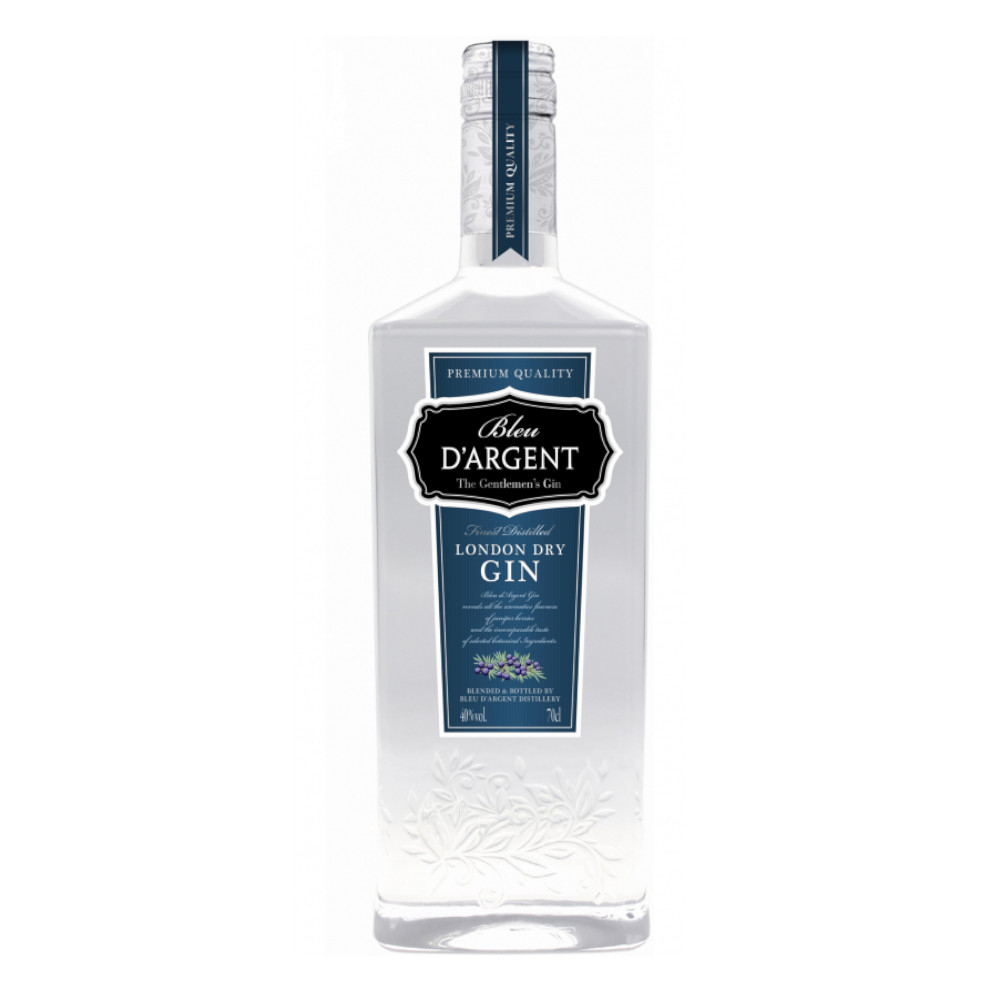 Gin London Bleu d'Argent 40% 700 ml