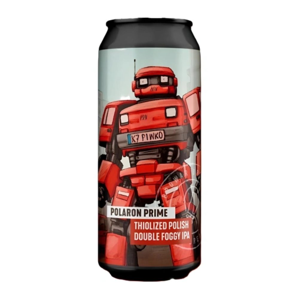 Piwo Brokreacja Polaron Prime Thiolized Polish Double Foggy IPA 8,8% 500 ml puszka