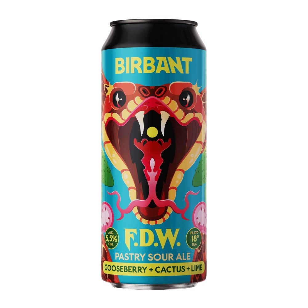 Piwo Birbant F.D.W Pastry Sour Ale 5,5% 500 ml puszka DRS
