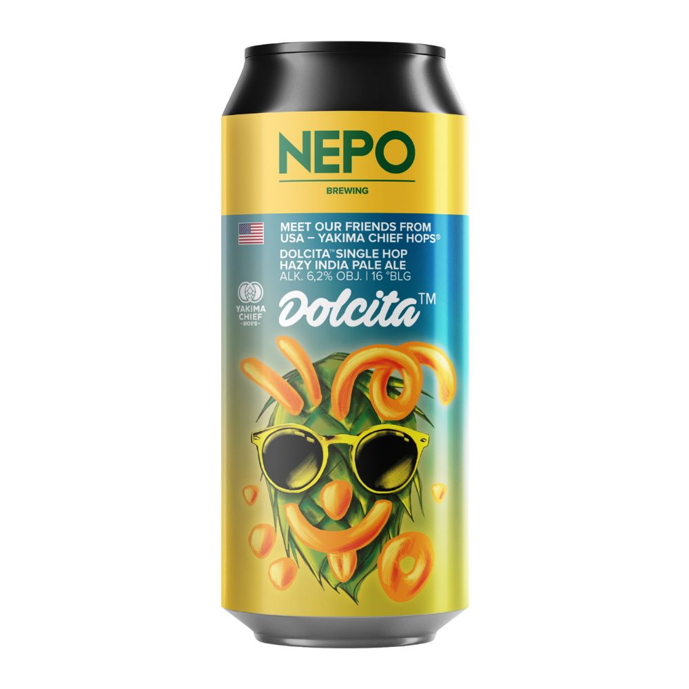 Piwo Nepomucen Meet Our Friends From USA Yakima Chief Hop Dolcita Hazy IPA 6,2% 500 ml puszka DRS