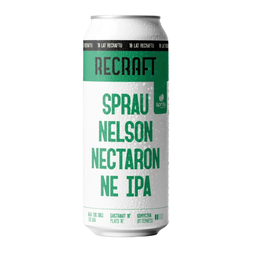 Piwo Recraft Nelson & Nectaron Sprau New England IPA 6,7% 500 ml