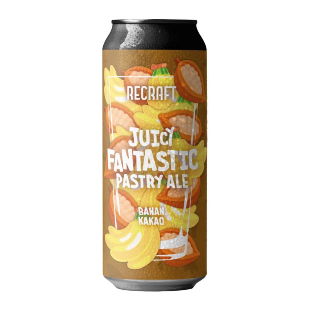 Piwo Recraft Juicy Fantastic Banan Kakao Pastry Ale 6,5% 500 ml puszka