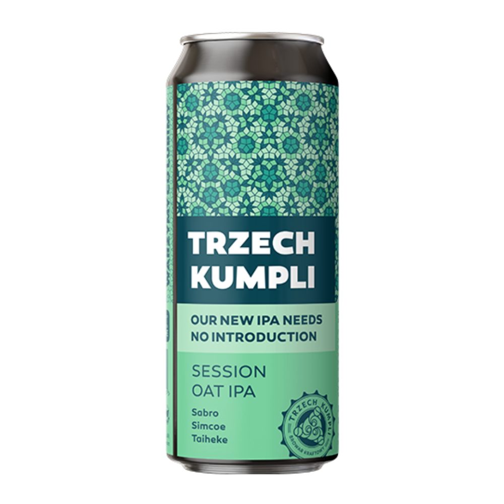 Piwo Trzech Kumpli Session Oat IPA 4,3% 500 ml puszka