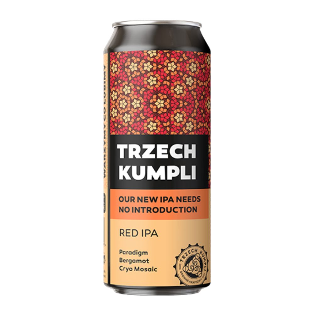 Piwo Trzech Kumpli Red IPA 5,4% 500 ml puszka