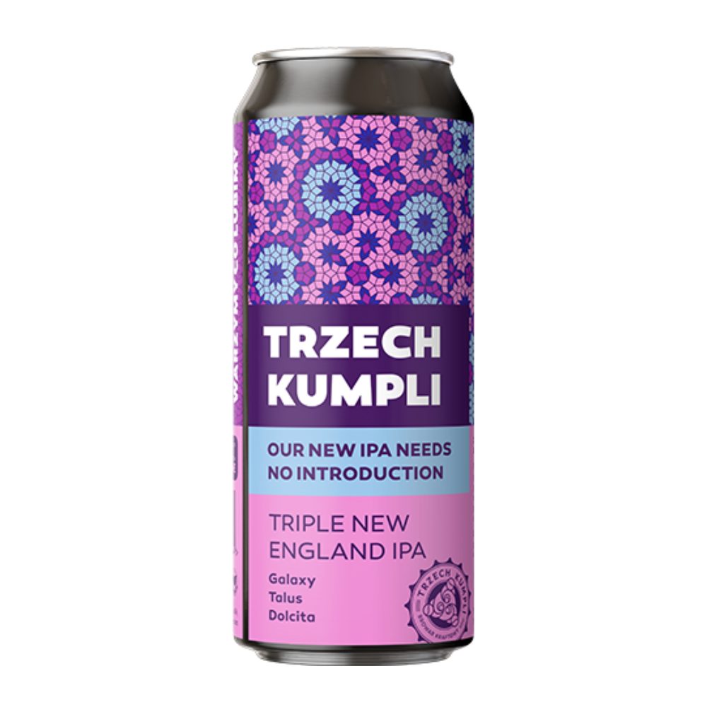 Piwo Trzech Kumpli Triple New England IPA 7,7% 500 ml puszka