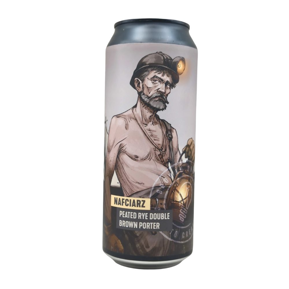 Piwo Brokreacja Peated Rye Double Brown Porter 8,1% 500 ml puszka