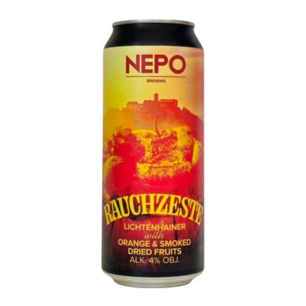 Piwo Nepomucen Rauchzeste Lichtenhainer With Orange and Smoke Dried Fruits 4% 500 ml puszka DRS