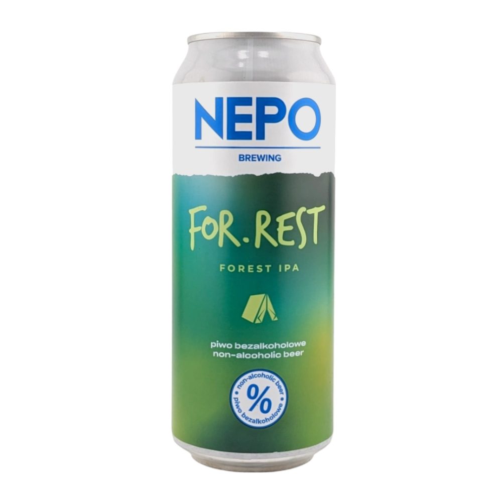 Piwo Nepomucen For.Rest - Non Alcoholic Forest IPA 0,5% 500 ml Puszka DRS