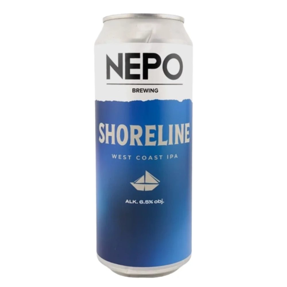 Piwo Nepomucen Shoreline - West Coast IPA 6,5% 500 ml Puszka DRS