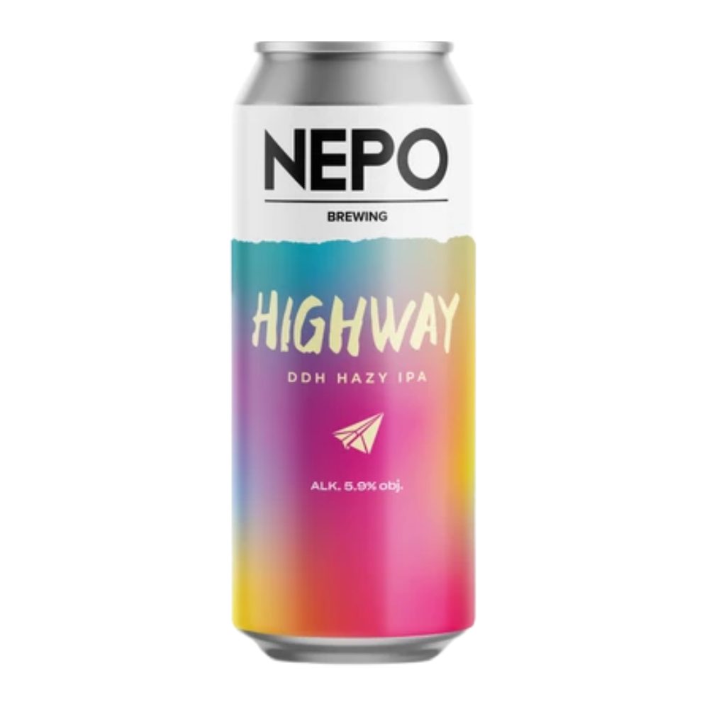 Piwo Nepomucen Highway - DDH Hazy IPA 5,9% 500 ml puszka DRS