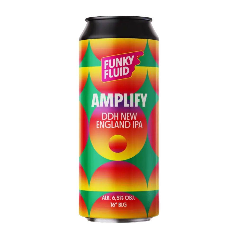 Piwo Funky Fluid Amplify DDH NEIPA 6,5% 500 ml puszka DRS