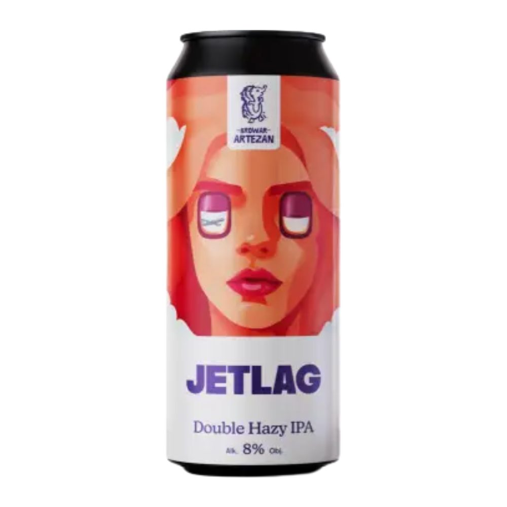 Piwo Artezan Jetlag Double Hazy IPA 8% 500 ml puszka