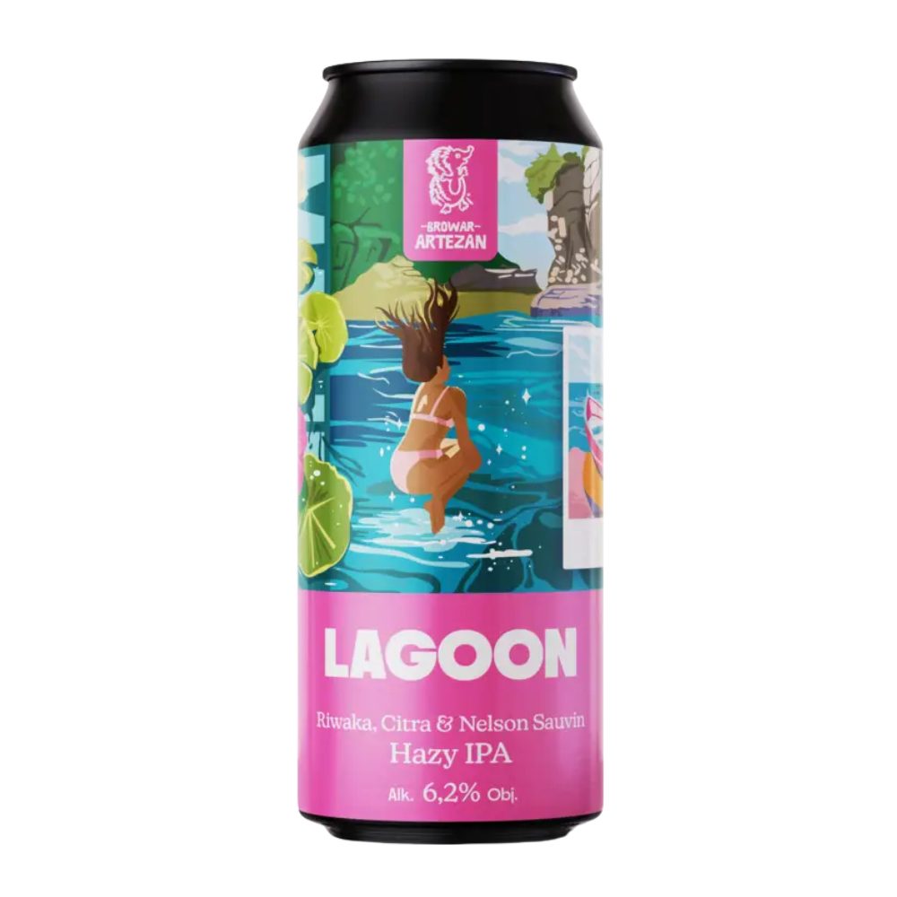 Piwo Artezan Lagoon Hazy IPA 6,2% 500 ml puszka