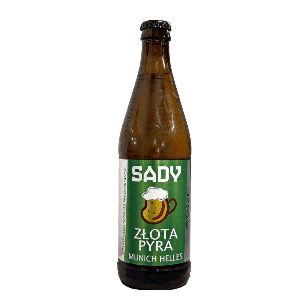 Piwo Sady Złota Pyra Munich Helles 4,8% 500 ml