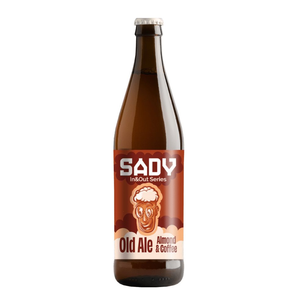 Piwo Sady In & Out Old Ale Almond & Coffee 9% 500 ml