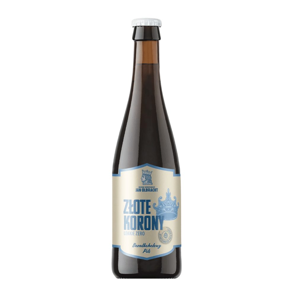 Piwo Jan Olbracht Złote Korony Lekkie Zero Pils 0% 330 ml