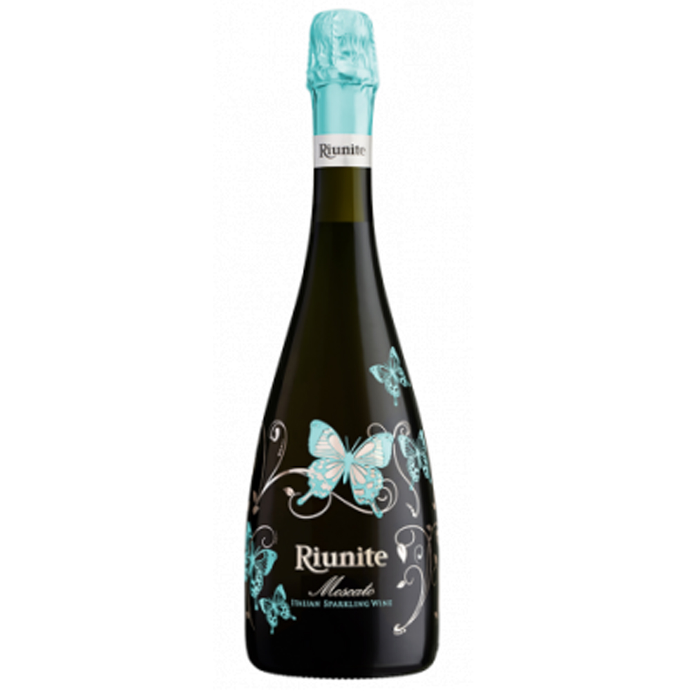 Wino Musujące Farfalle Moscato 6% białe słodkie 750 ml
