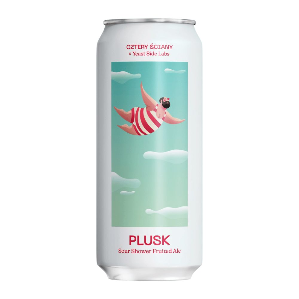 Piwo Cztery Ściany Plusk Sour Shower Fruited Ale 4,5% 500 ml puszka DRS