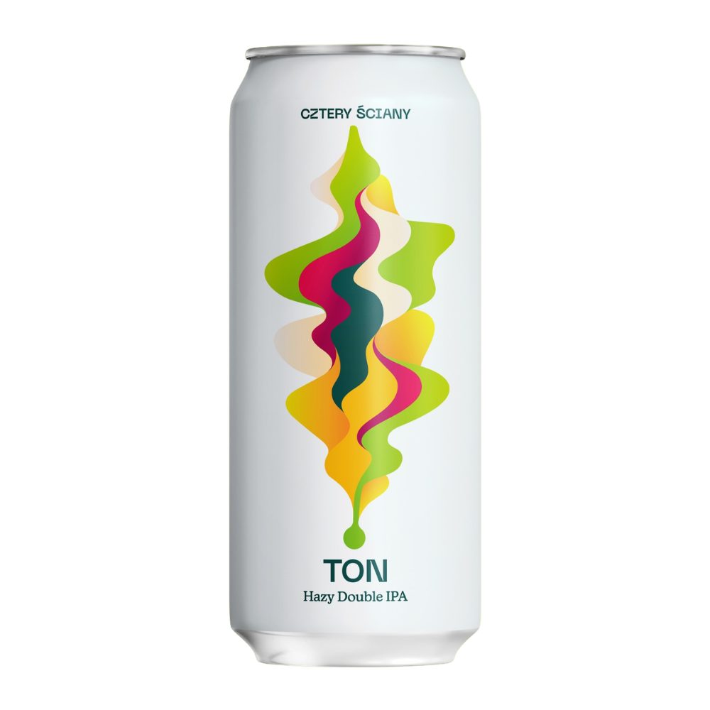 Piwo Cztery Ściany Ton Hazy Double IPA 7,3% 500 ml puszka DRS