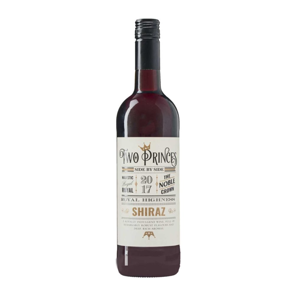Wino Two Princes Shiraz 13,5% czerwone wytrwane 750 ml