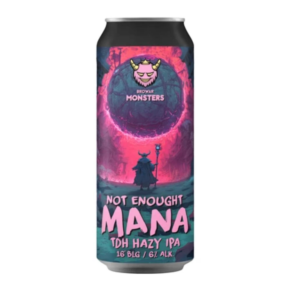 Piwo Monsters Not Enough Mana TDH Hazy IPA 6% 500 ml puszka DRS
