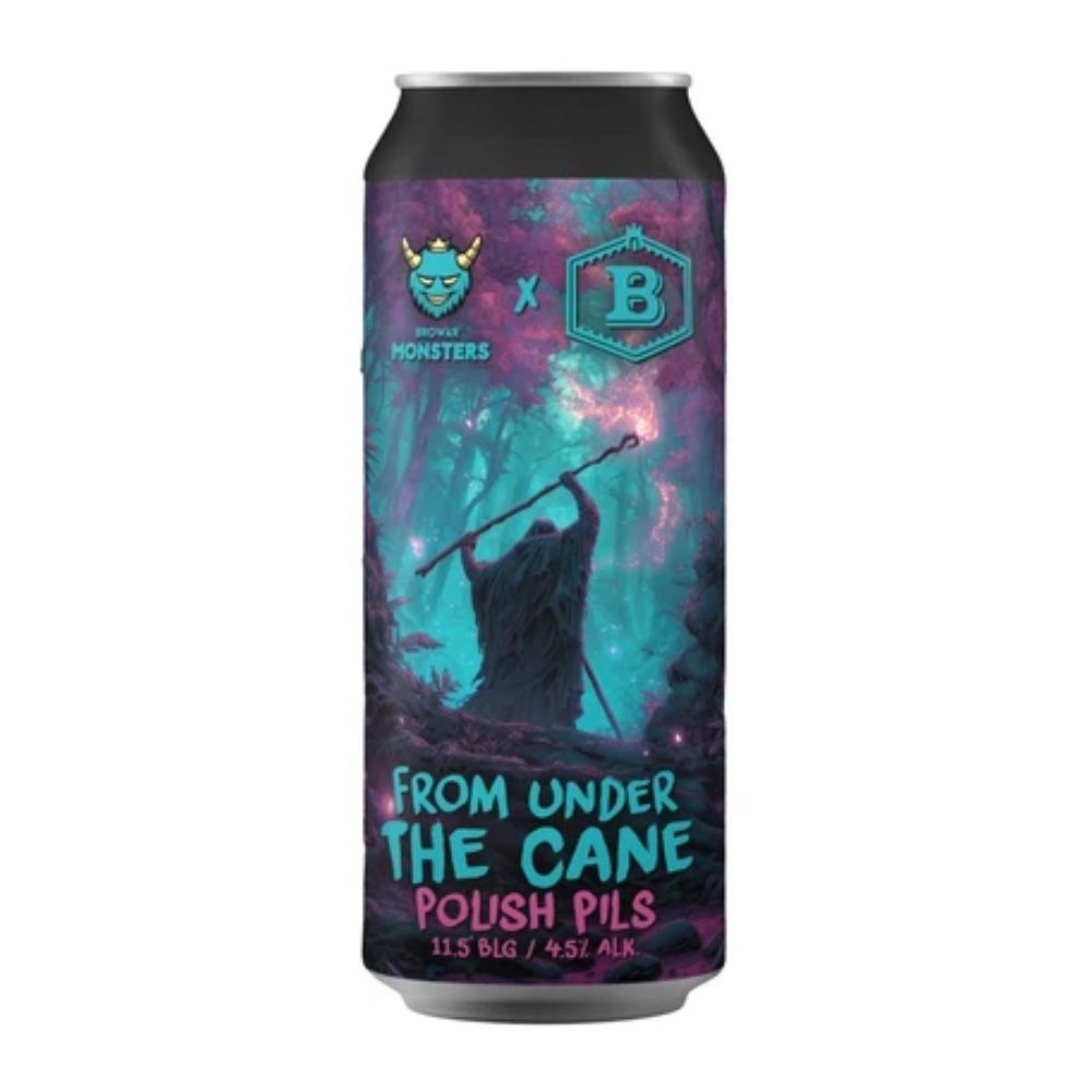 Piwo Browar Monsters From Under The Cane Polish Pils 4,5% 500 ml puszka DRS