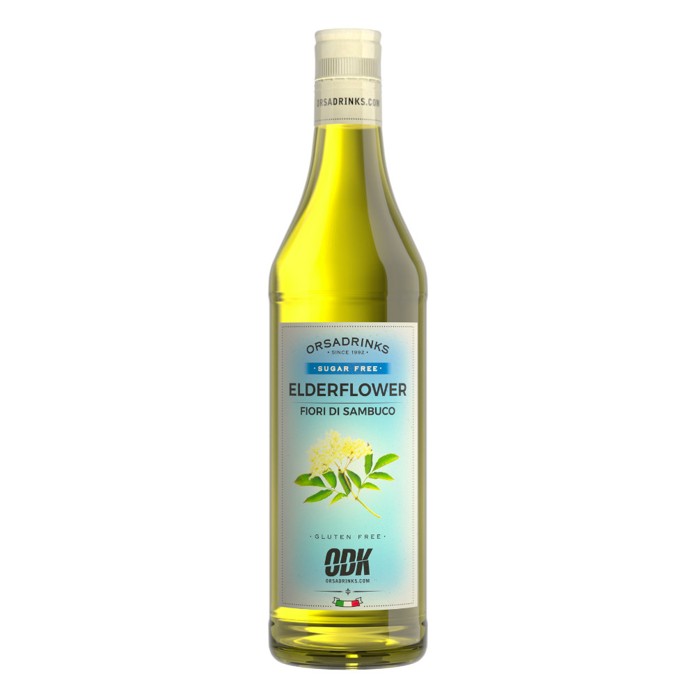 Syrop ODK Sugar Free Elderflower 750 ml