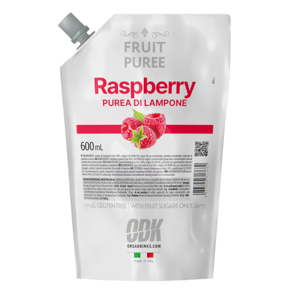 Puree ODK Raspberry 100% naturalne 600 ml