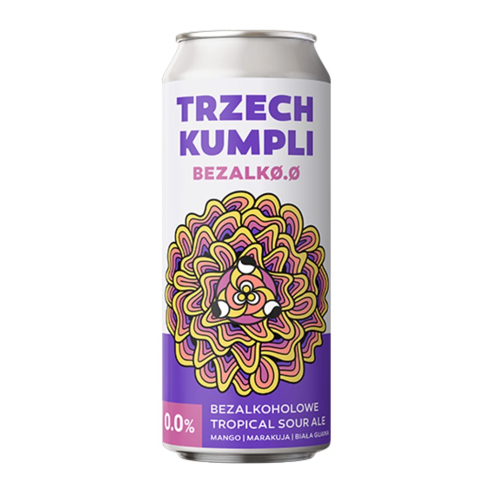 Piwo Trzech Kumpli Bezalko Tropical Sour Ale 0% 500 ml puszka