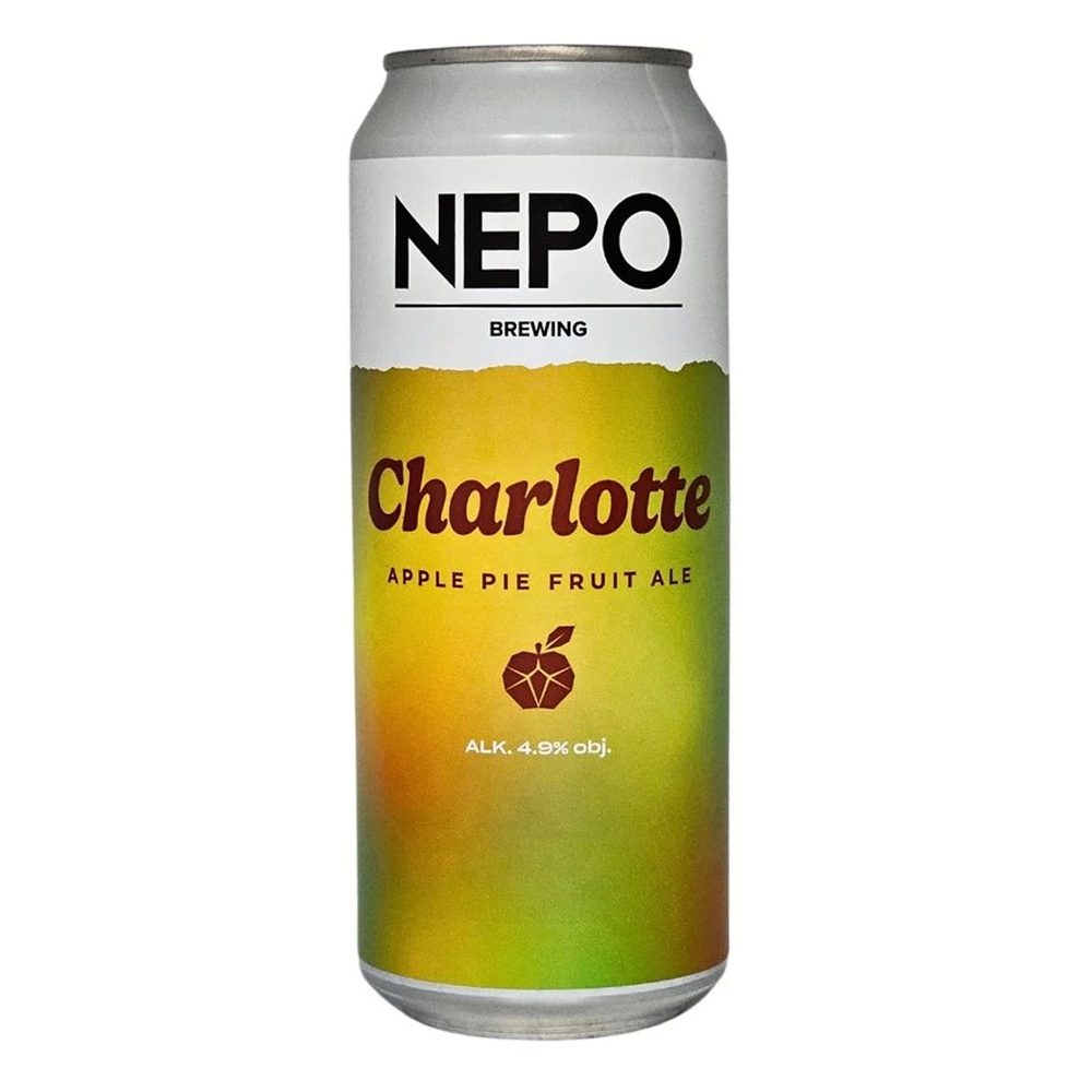 Piwo Nepomucen Charlotte Apple Pie Pale Ale 4,9% 500 ml puszka DRS