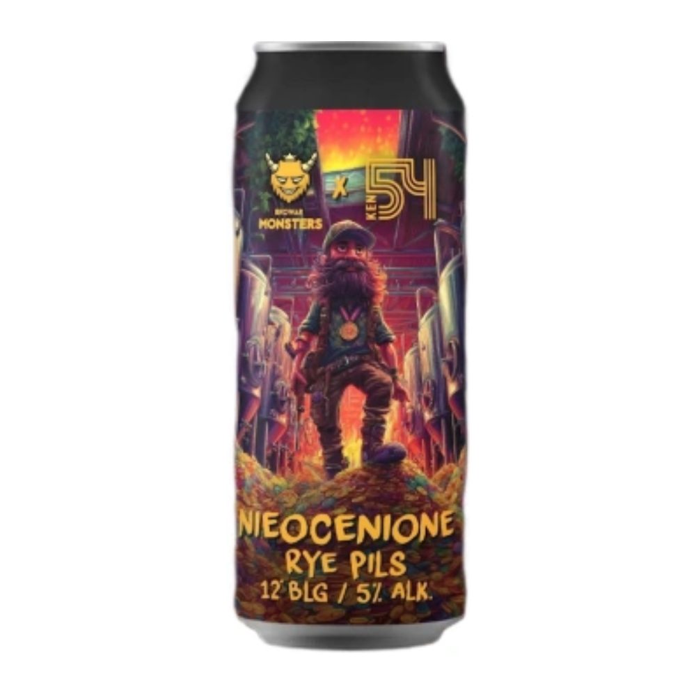 Piwo Browar Monsters Nieocenione Rye Pils 5,7% 500 ml puszka DRS