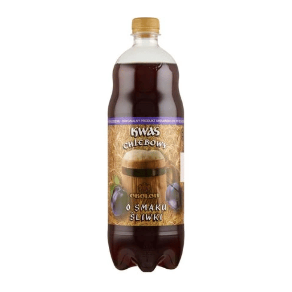 Napój Obolon Kwas Chlebowy o smaku Śliwki 1000 ml DRS