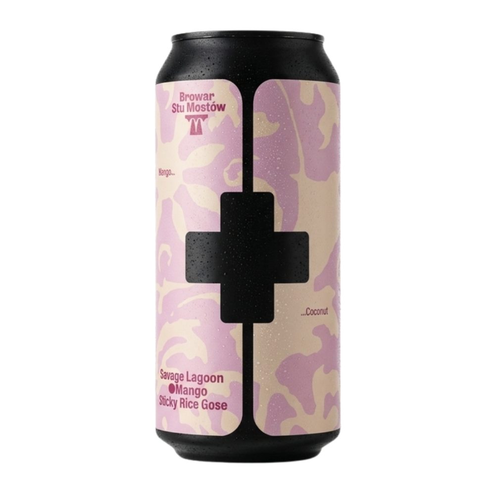 Browar Stu Mostów Savage Lagoon Mango Sticky Rice Gose 3,2% 440 ml puszka