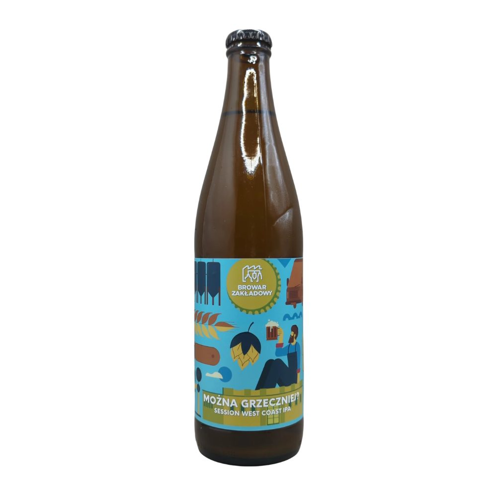 Piwo Zakładowy Można grzeczniej Session West Coast IPA 4,6% 500 ml