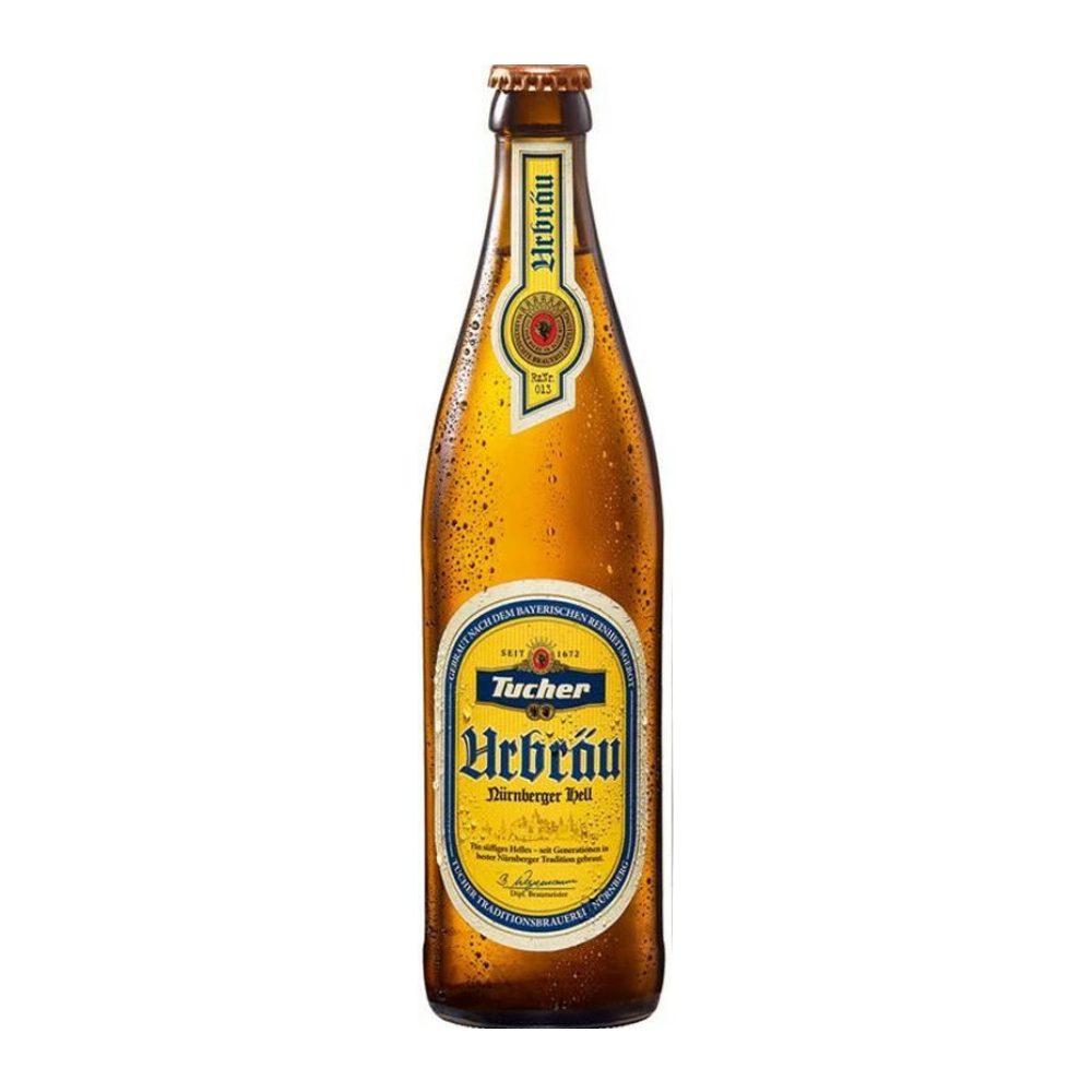 Piwo Tucher Urbrau Hell 4,9% 500 ml