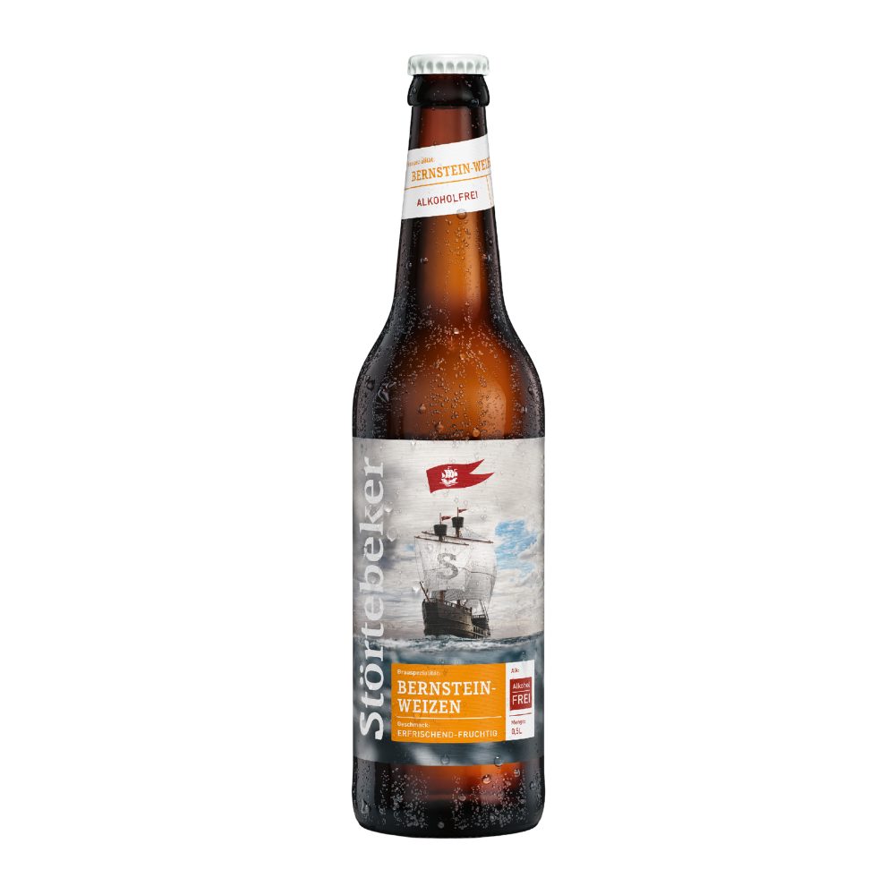 Piwo Stortebeker Bernstein-Weizen 0% 500 ml