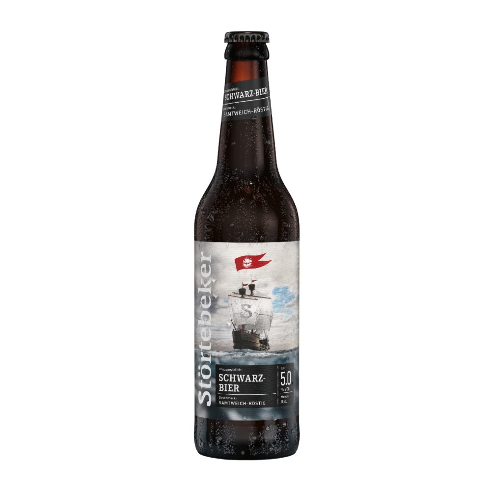 Piwo Stortebeker Schwarz-Bier 5% 500 ml zwrotna
