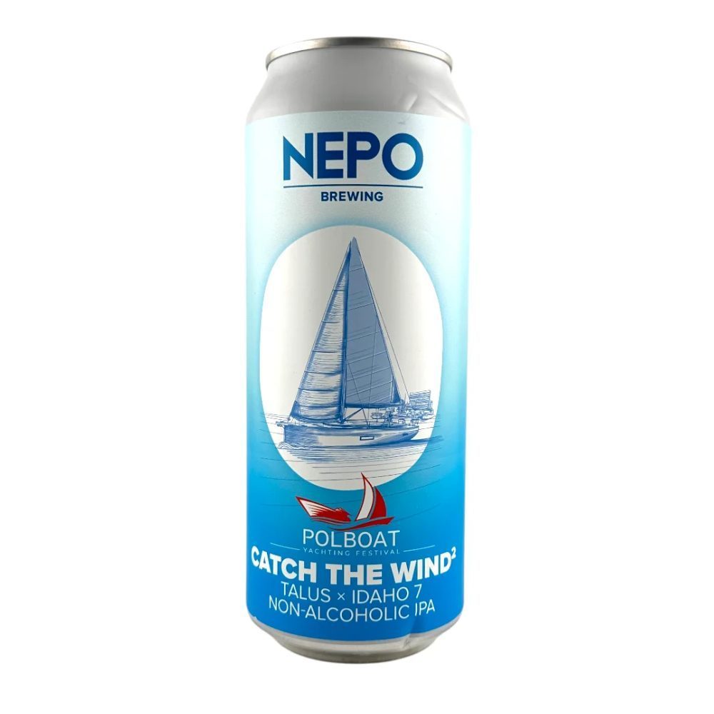 Piwo Nepomucen/Polboat Catch The Wind 2 Talus x Idaho 7 Non-Alcoholic IPA 0% 500 ml puszka DRS