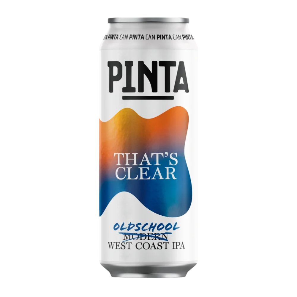 Piwo Pinta That's Clear Oldschool West Coast IPA 6,5% 500 ml puszka DRS